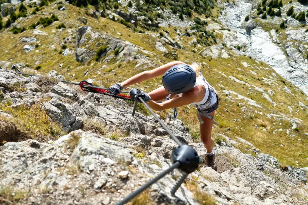 Klettersteige im Obersulzbachtal im Sommer