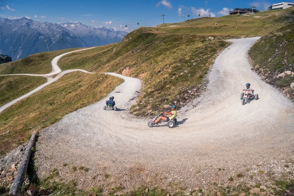 Action pur beim Mountaincart am Wildkogel