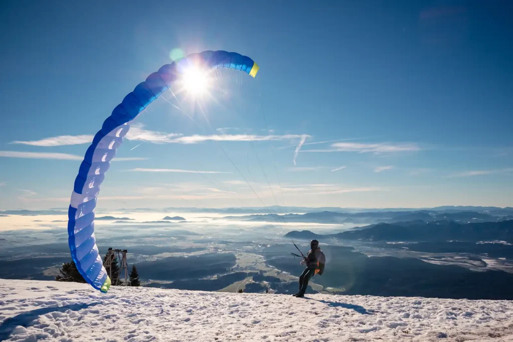 Paragleiten im Sommer und auch im Winter im Salzburger Land ausprobieren
